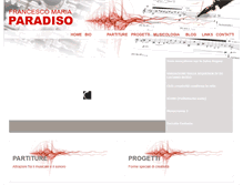 Tablet Screenshot of francescoparadiso.com